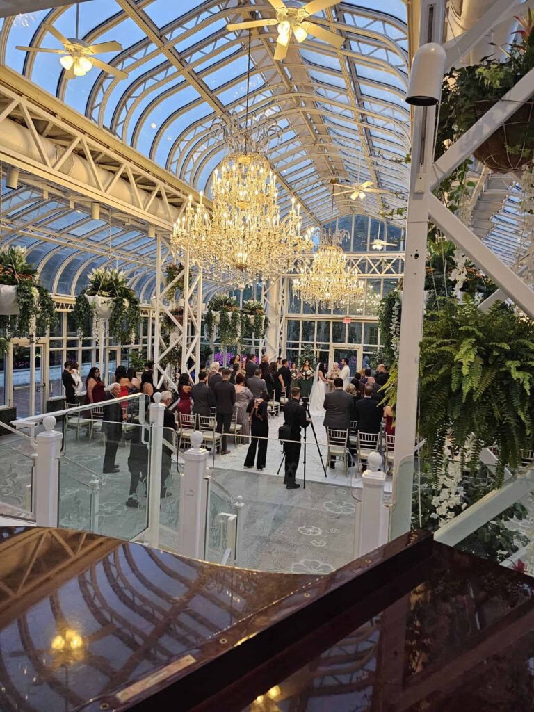 Beautiful Atrium at the Madison Hotel in Morristown, NJ