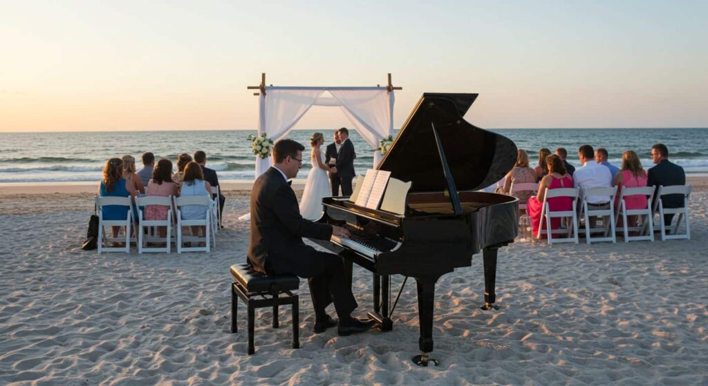 Jersey Shore Love Stories How Live Piano Elevates Beachfront Celebrations