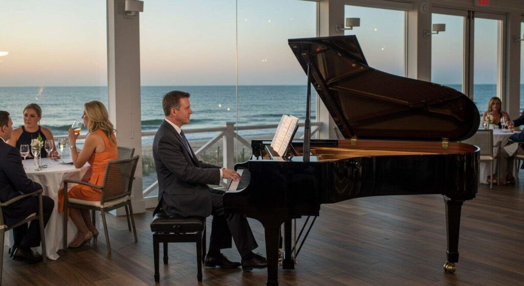 Jersey Shore Love Stories How Live Piano Elevates Beachfront Celebrations - Arnie Abrams