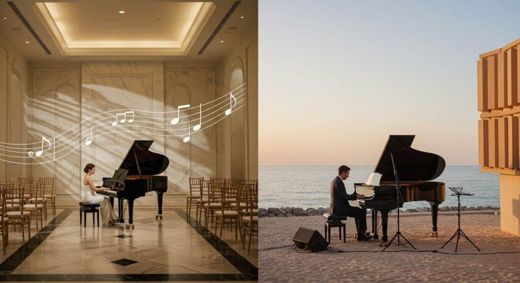 Understanding Acoustics - How Venue Architecture Affects Your Piano Entertainment Experience