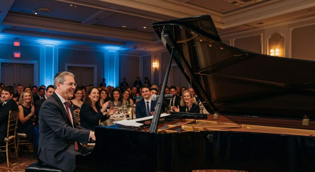 live pianist versus a DJ for mitzvahs