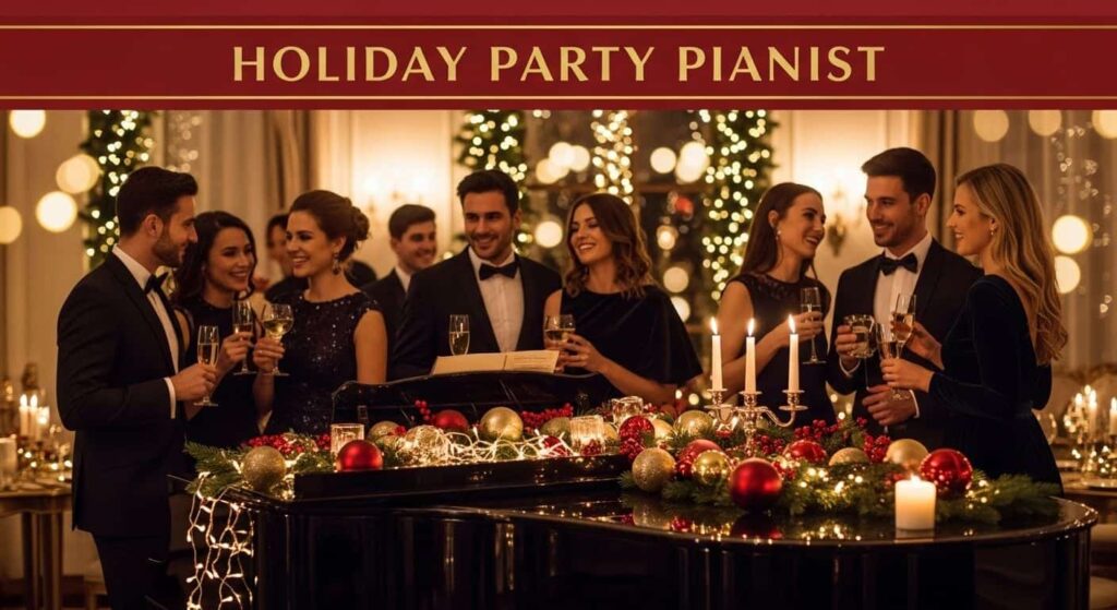 Holiday Party Pianist – Live Music for Corporate & Private Events in NJ NYC Philly